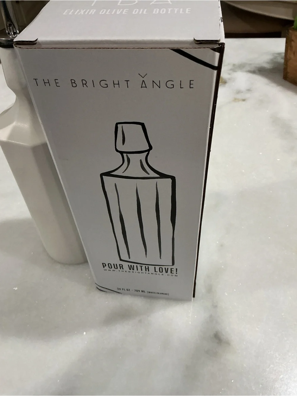 TBA Elixir Olive Oil Bottle contemporary, minimalist